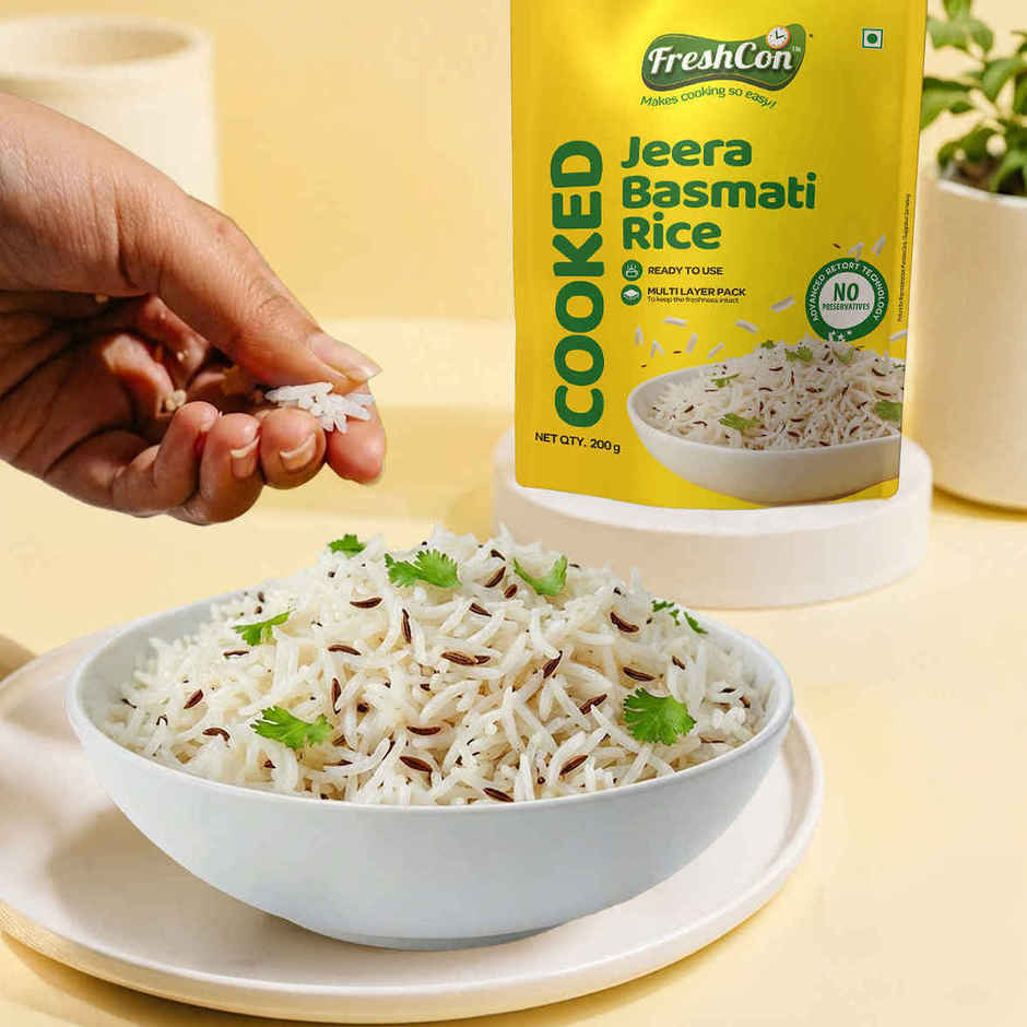 Freshcon Cooked Basmati Jeera Rice Combo