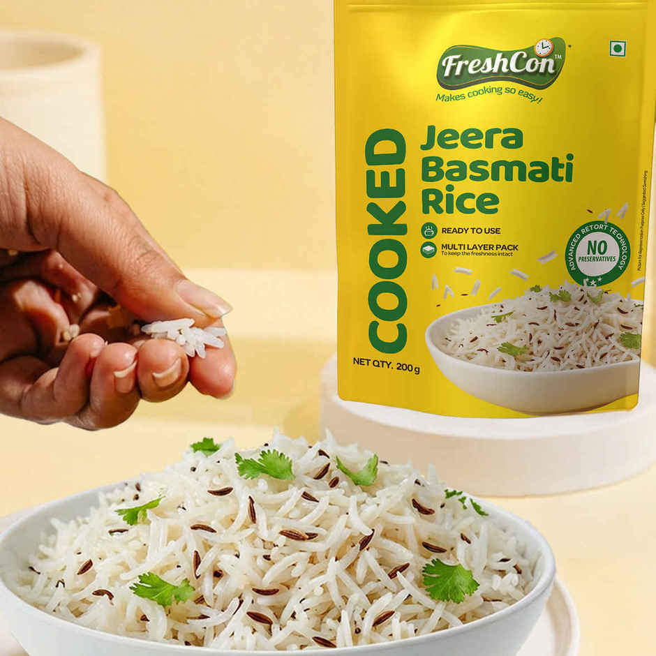 Freshcon Cooked Basmati Jeera Rice Combo