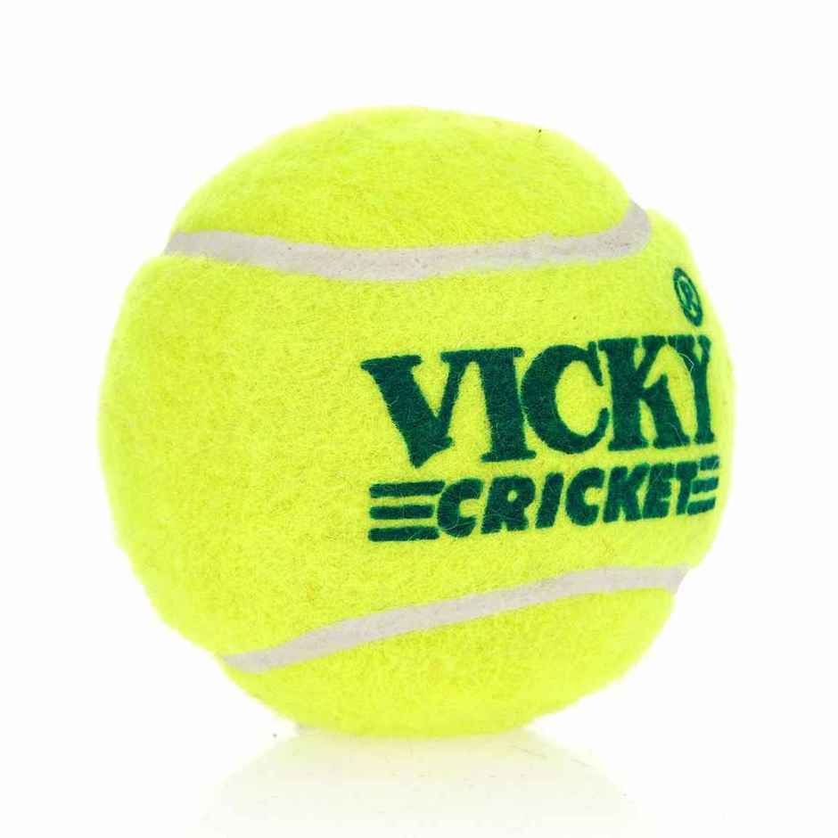 Vicky Lightweight Rubber Cricket Ball | Yellow