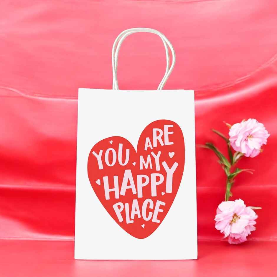 My Happy Place Gift Bag Large | 16x12x4 Inch | Oye Happy