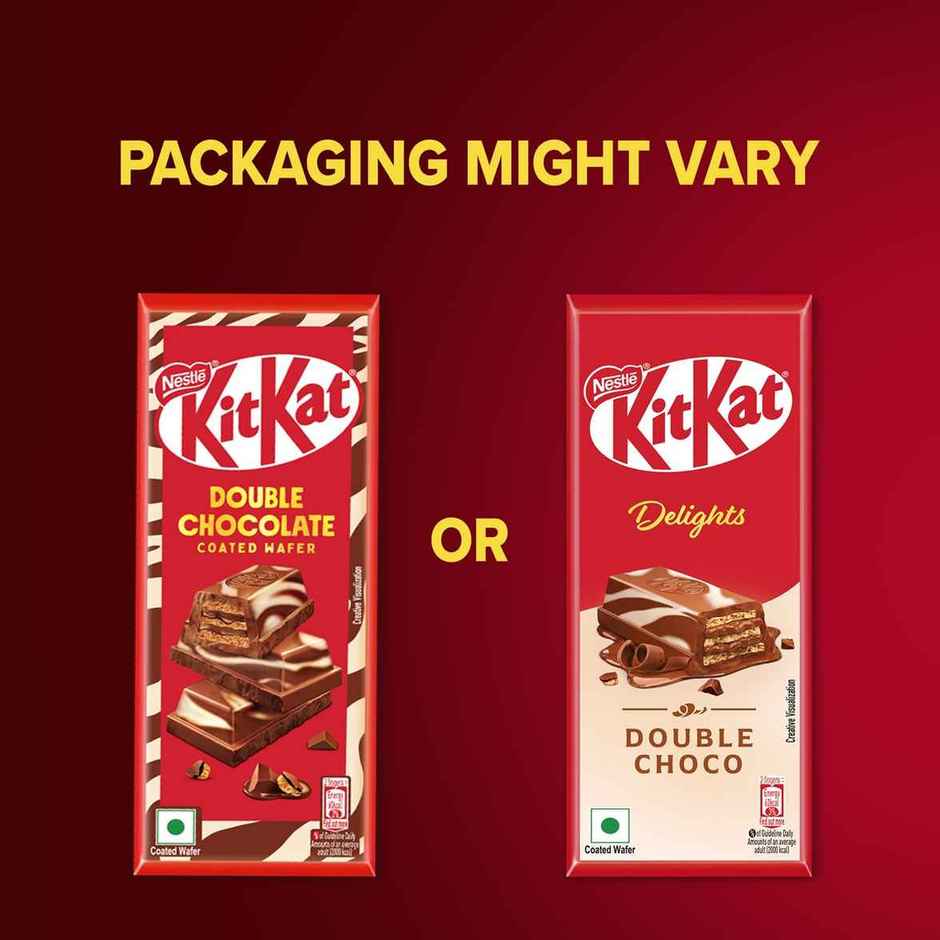 Nestle KitKat Delights Double Choco | Rich & Indulgent Chocolate Bar