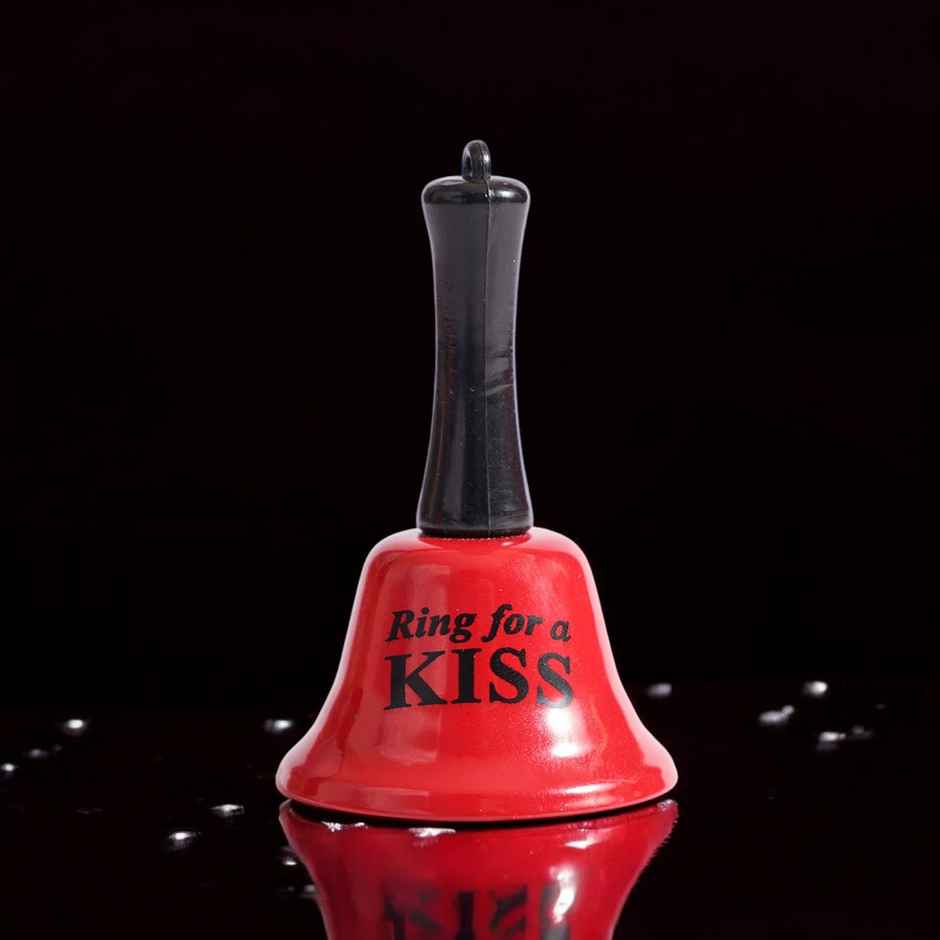 Ring for a Kiss Fun Desk Bell Novelty Gift | Oye Happy