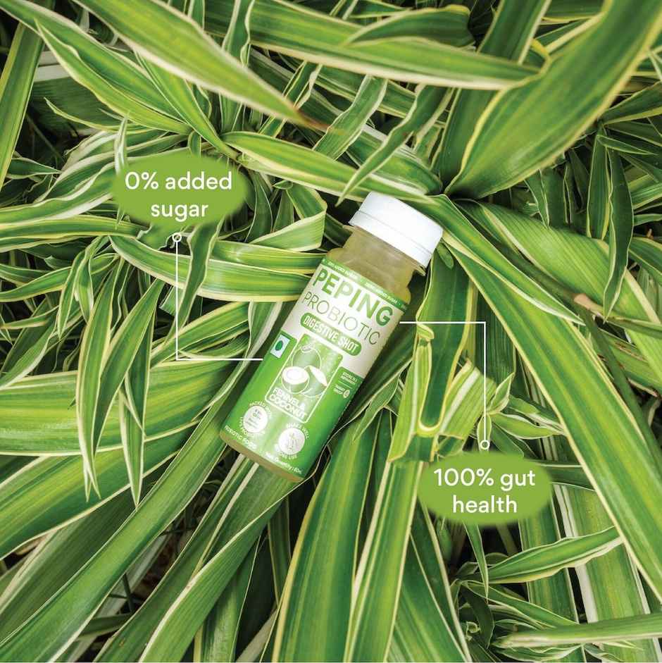Peping Probiotic Digestive Shot - Fennel And Coconut