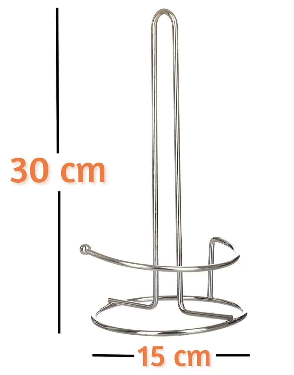 Urbanfix Bulfyss Alloy Steel Kitchen Roll Dispenser | Paper Towel Napkin Holder & Tissue Stand