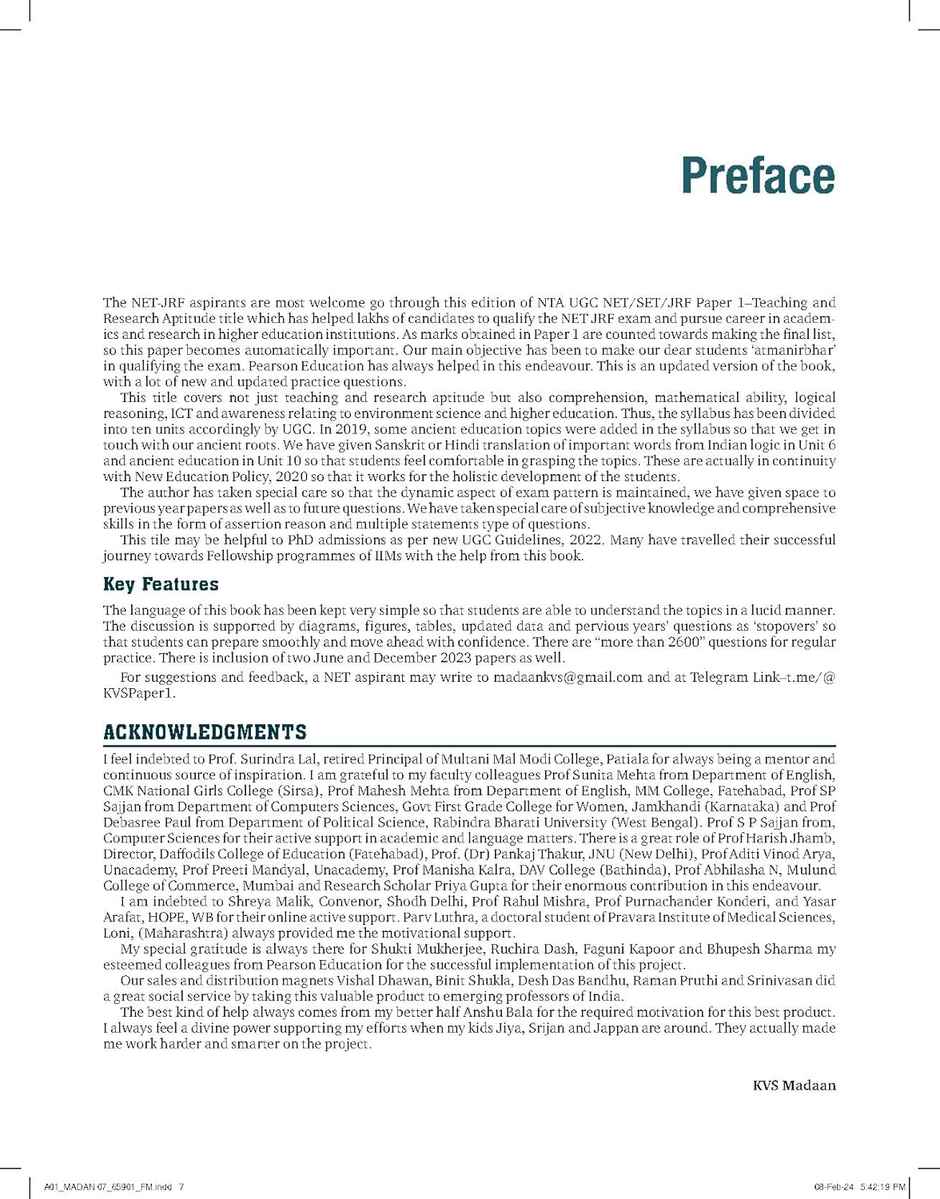 NTA UGC NET '24 Paper 1 By KVS Madan | English | UGC, NET, SET, JRF