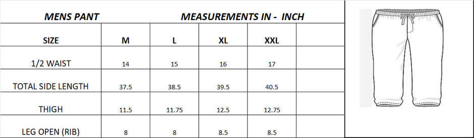 GCYX Men's Track Pant | 60% Cotton 40% Polyester Comfortable Wear | Black - M