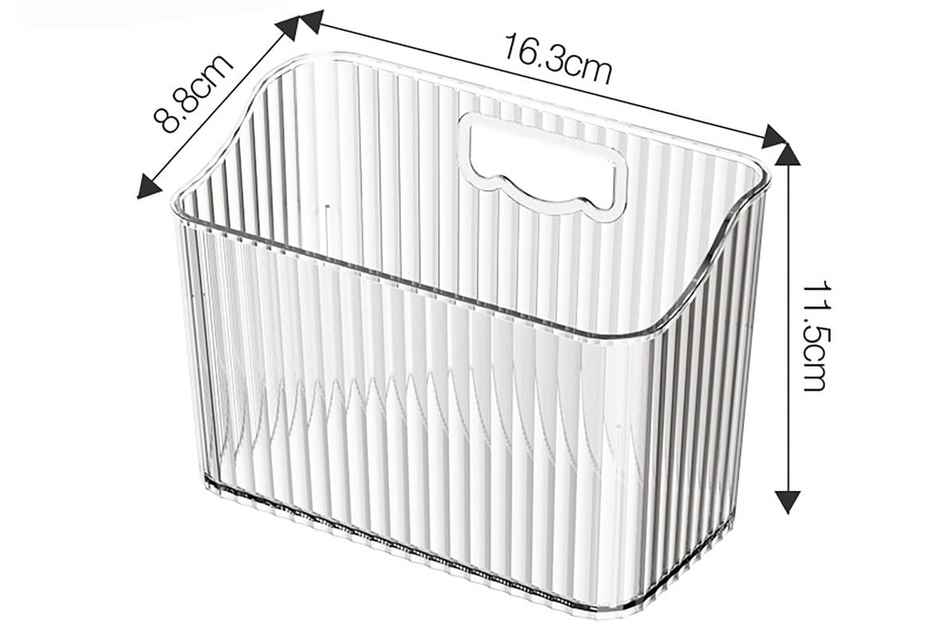 New Dawn Set Of 2 Fridge Door Organiser Fridge Storage Boxes Containers Coriander Storage