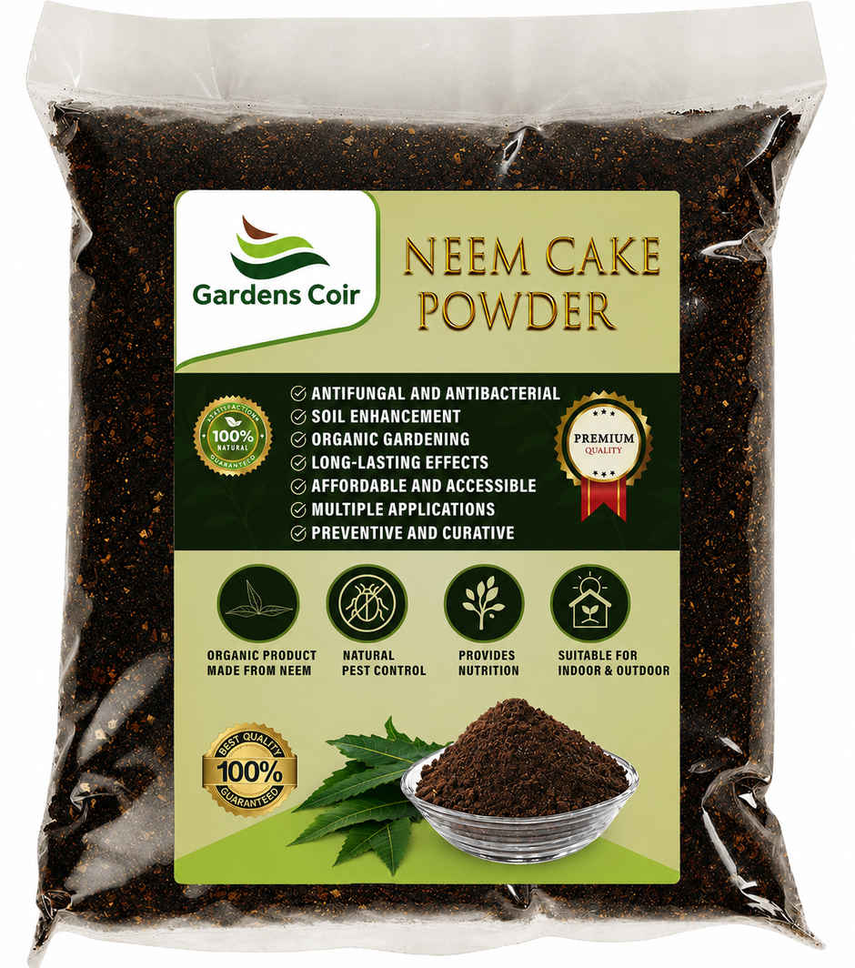 Gardens Coir Organic Neem Cake Powder for Stronger Roots & Better Growth