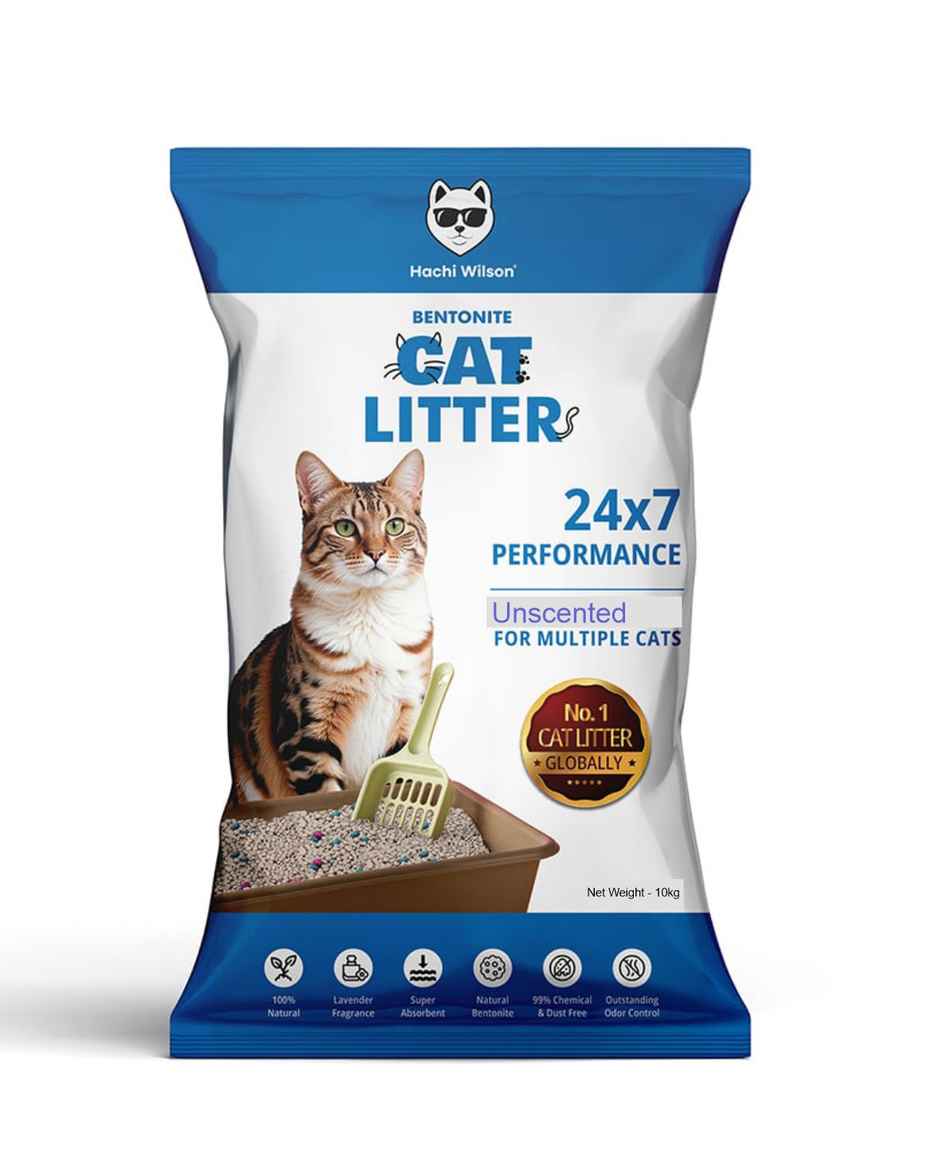 Hachi Wilson Premium Natural Bentonite Cat Litter | Unscented