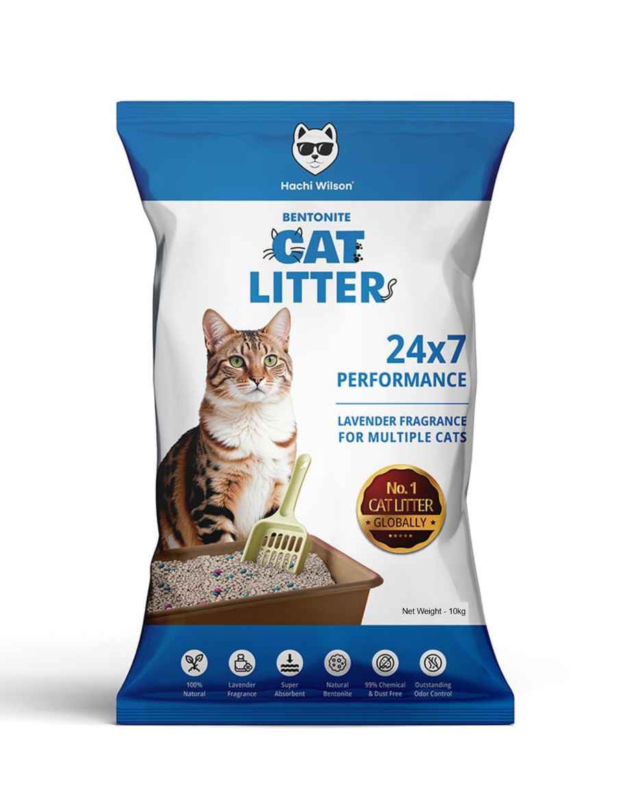 Hachi Wilson Premium Natural Bentonite Cat Litter | Lavender