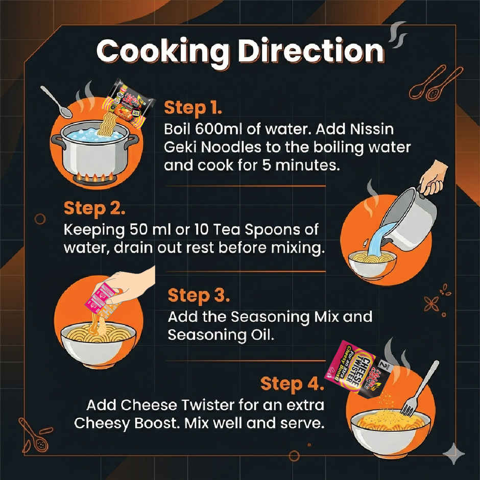 Nissin Geki Kimcheese Korean Ramen Instant Noodles
