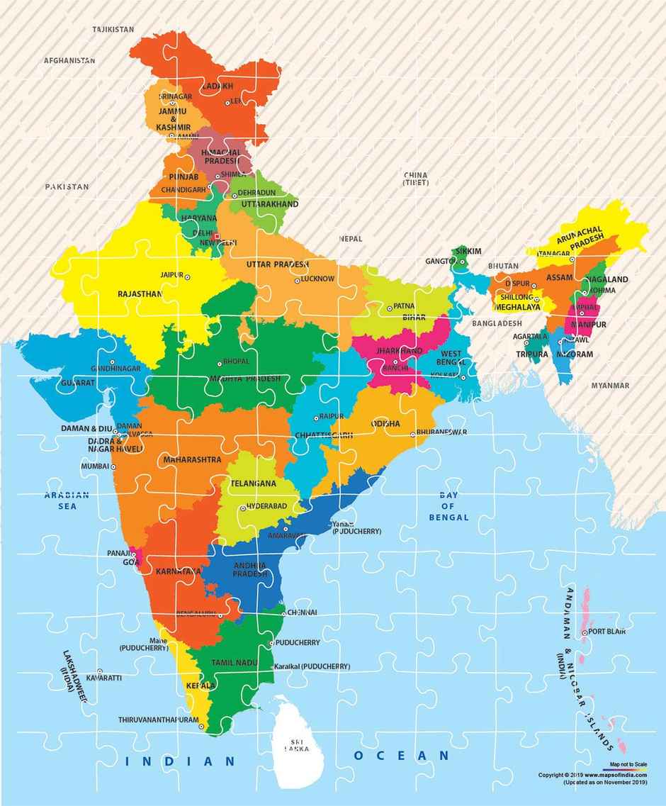 Funskool India Map Puzzles