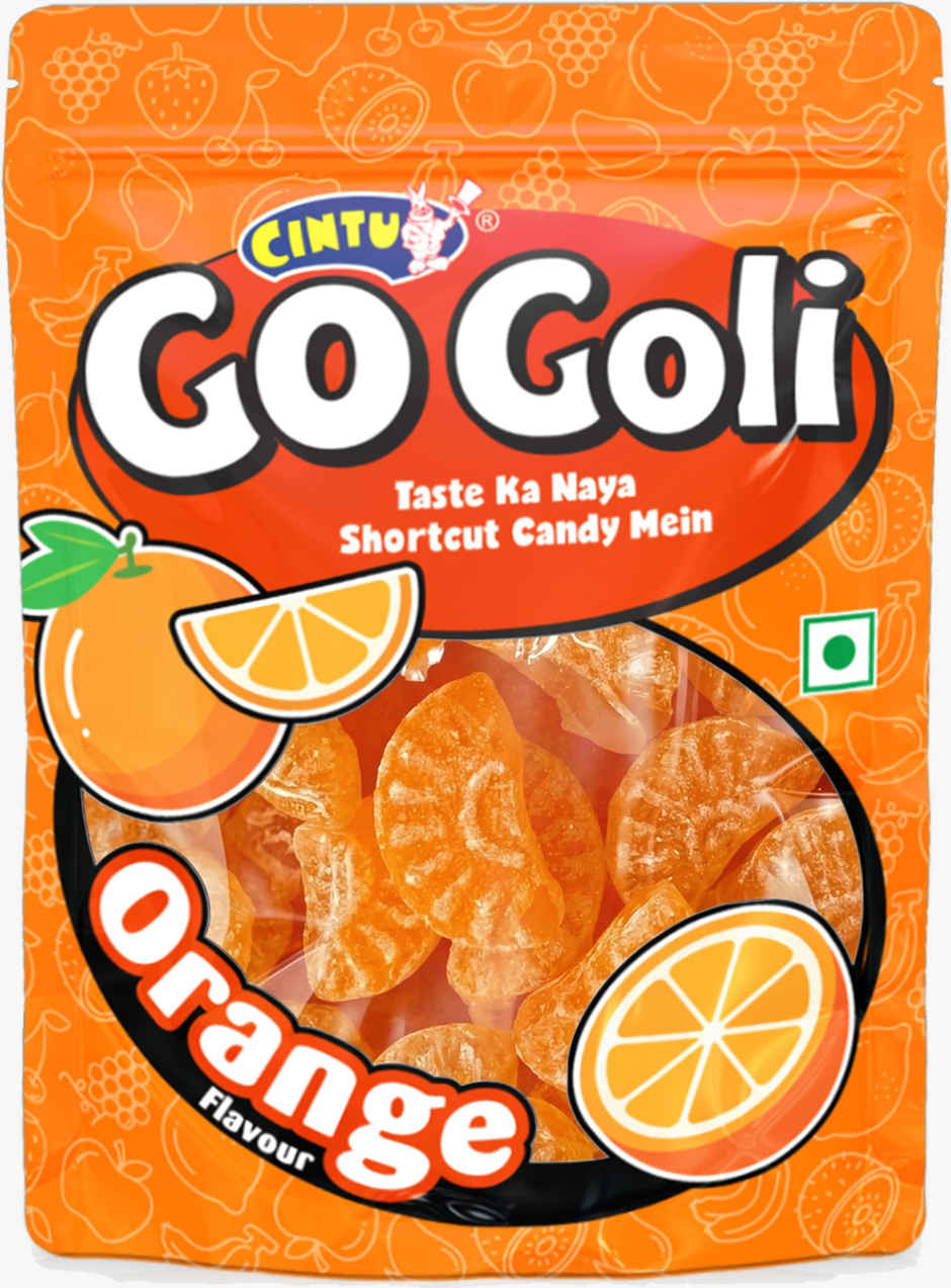 Cintu Go-Goli Orange Flavour Candy