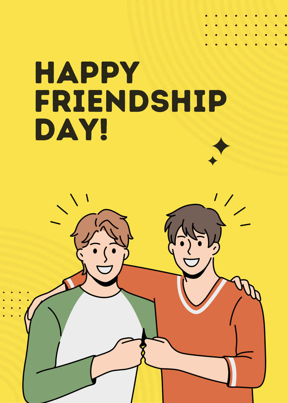 House Of Festivals Friendship Day Greeting Card - Design 14