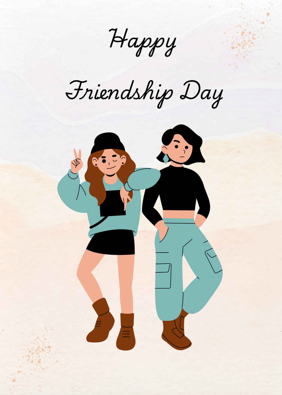 House Of Festivals Friendship Day Greeting Card - Design 6