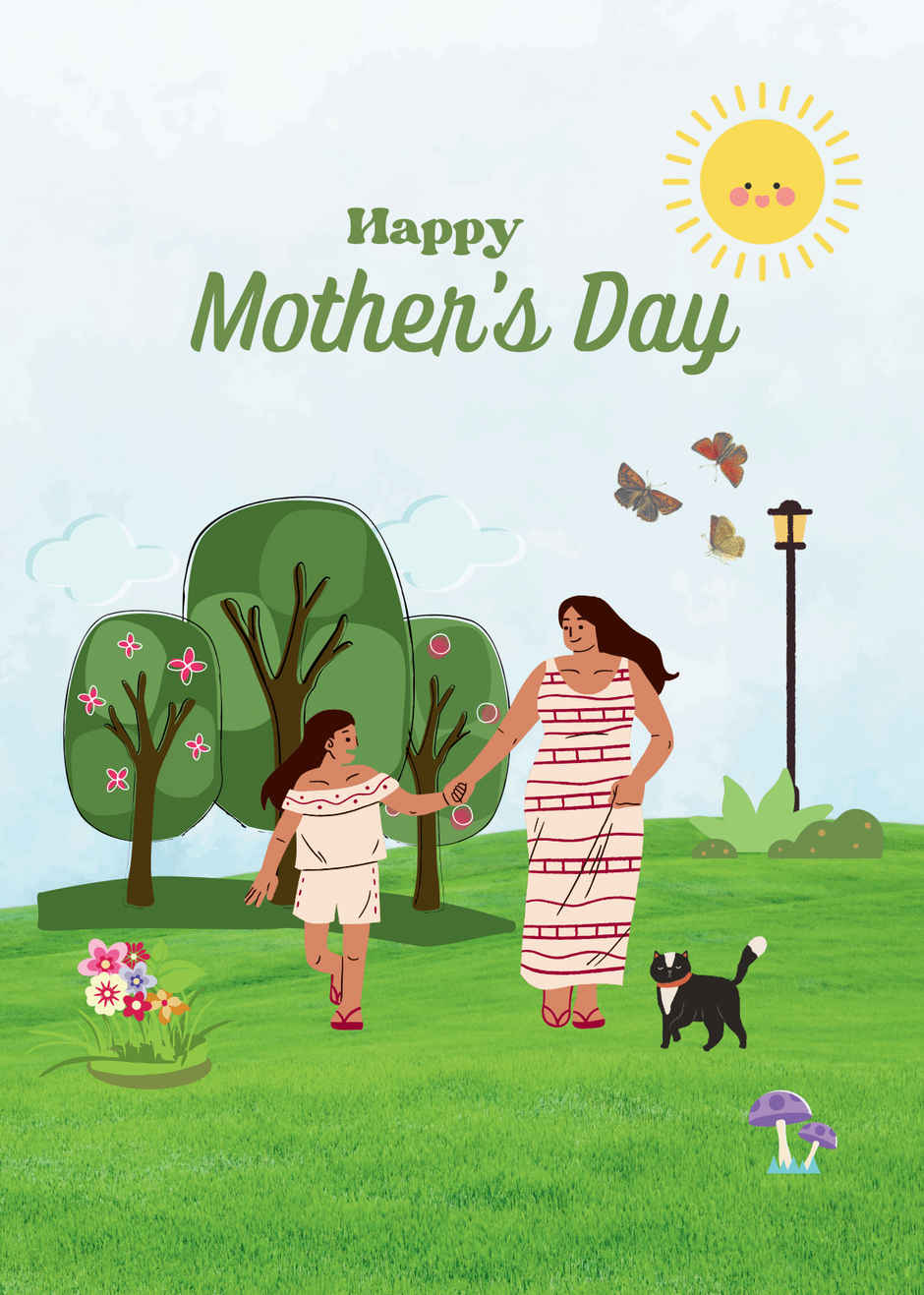 House Of Festivals Mother s Day Greeting Card - Design 49
