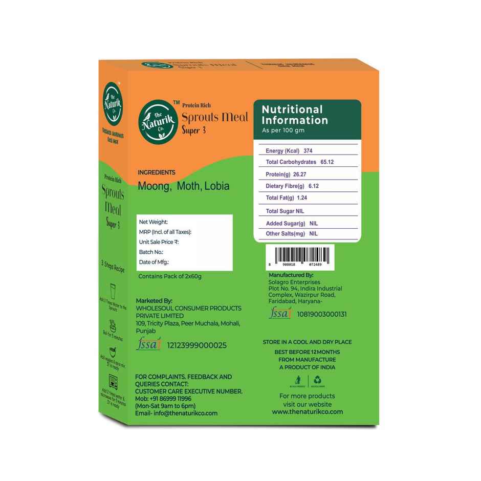 The Naturik Co Sprouts Super 3