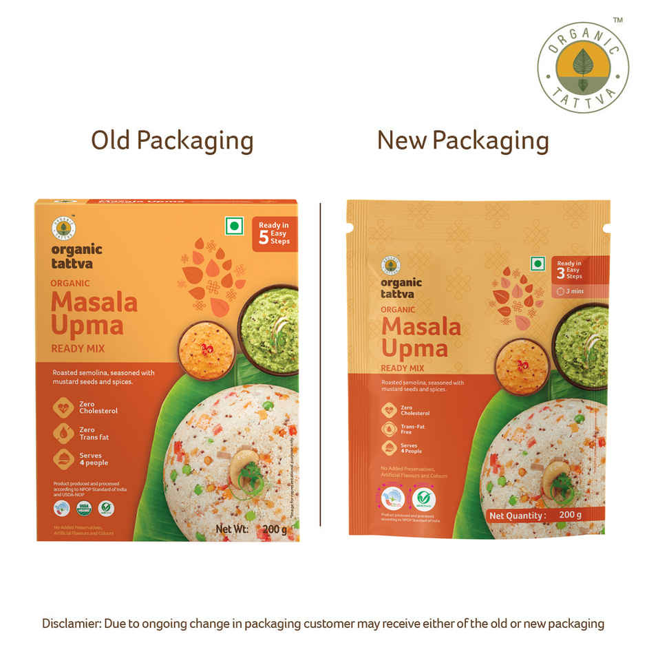 Organic Tattva Masala Upma Ready Mix
