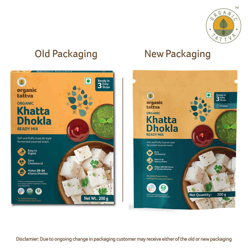 Organic Tattva Khatta Dhokla Ready Mix