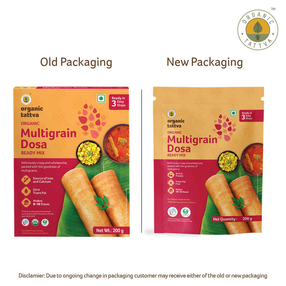Organic Tattva Multigrain Dosa Ready Mix