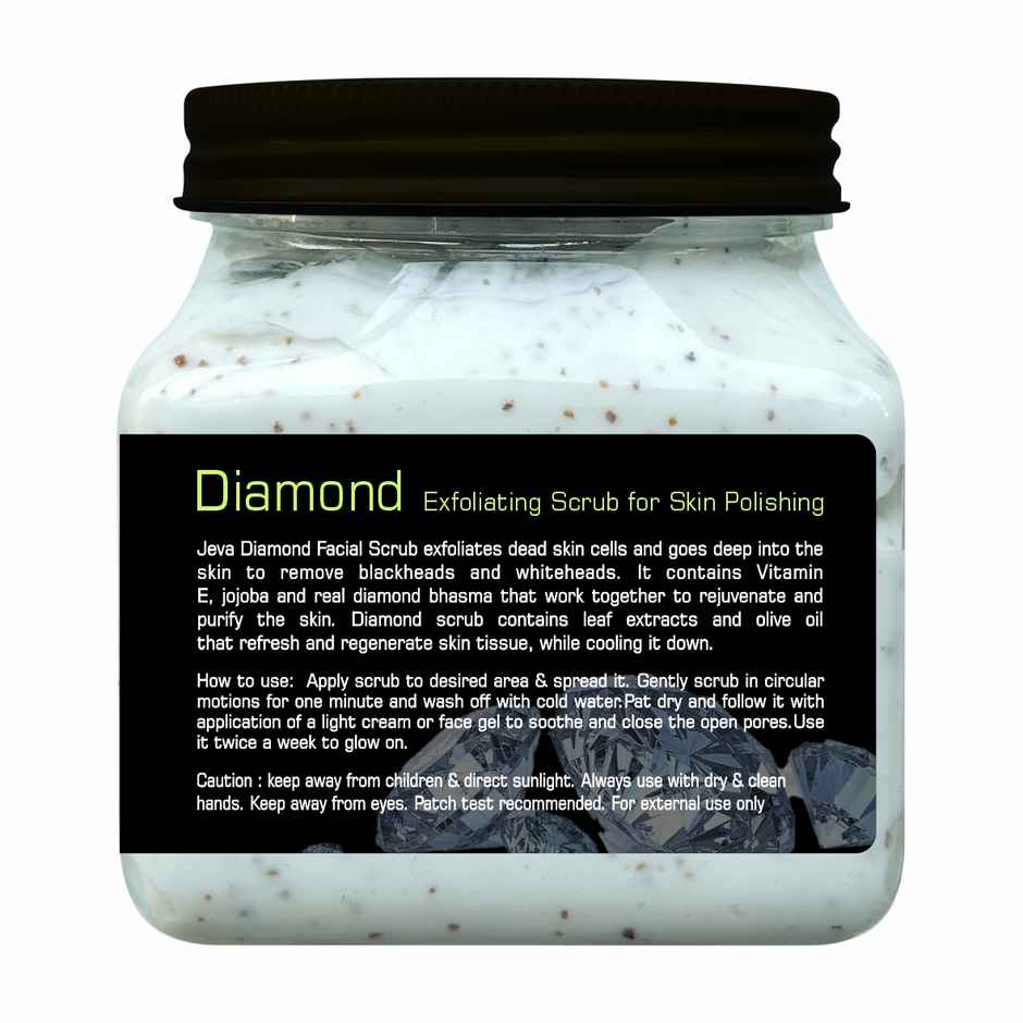 Jeva Diamond Scrub | Exfoliating & Radiance-Boosting Gel for Smooth Skin