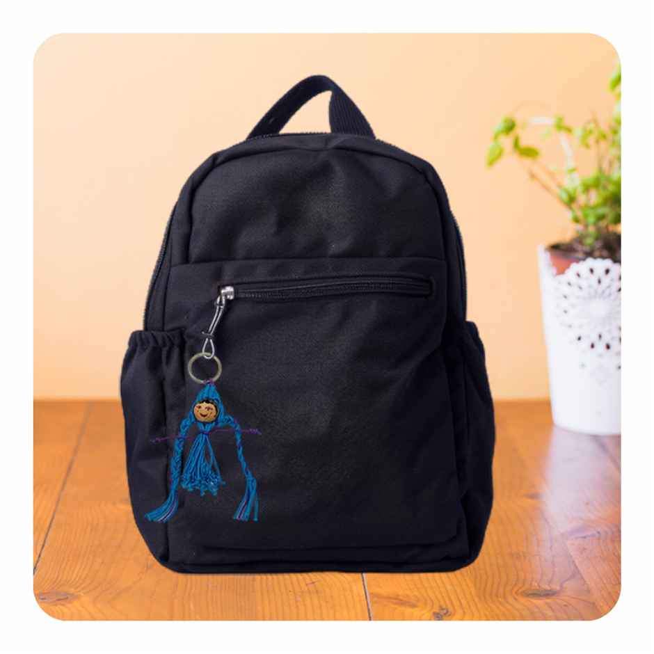 Sterling Key Chain Doll