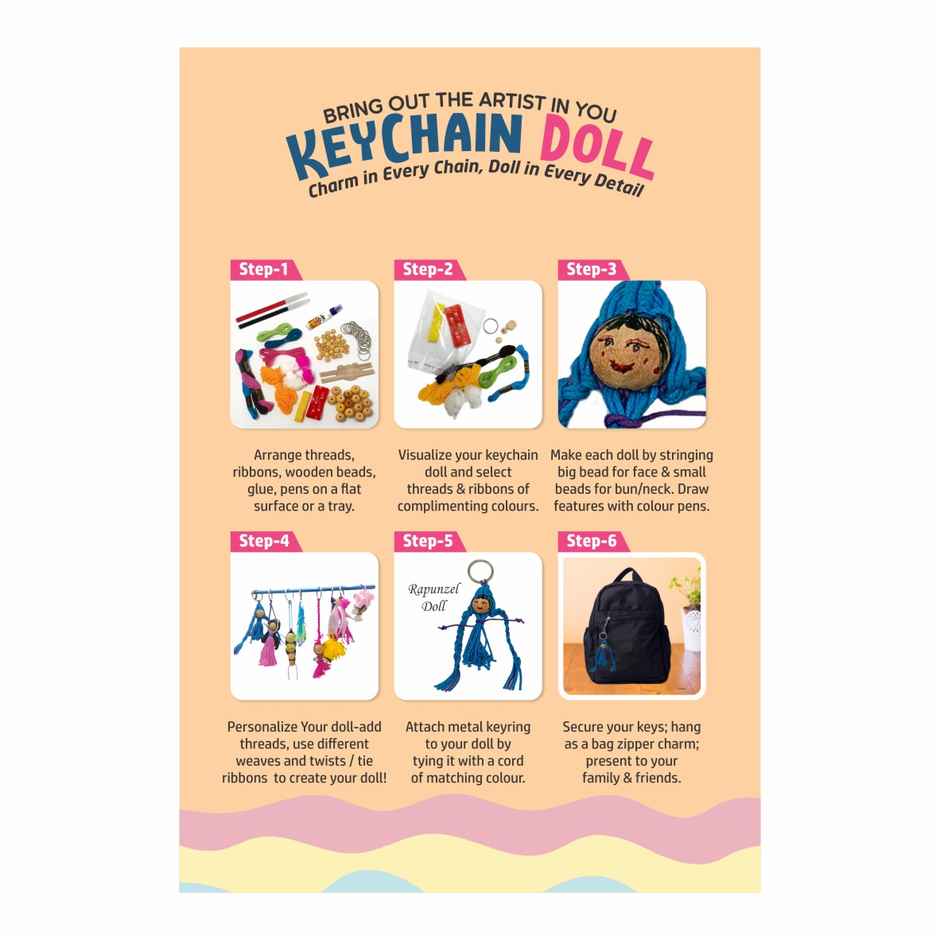 Sterling Key Chain Doll