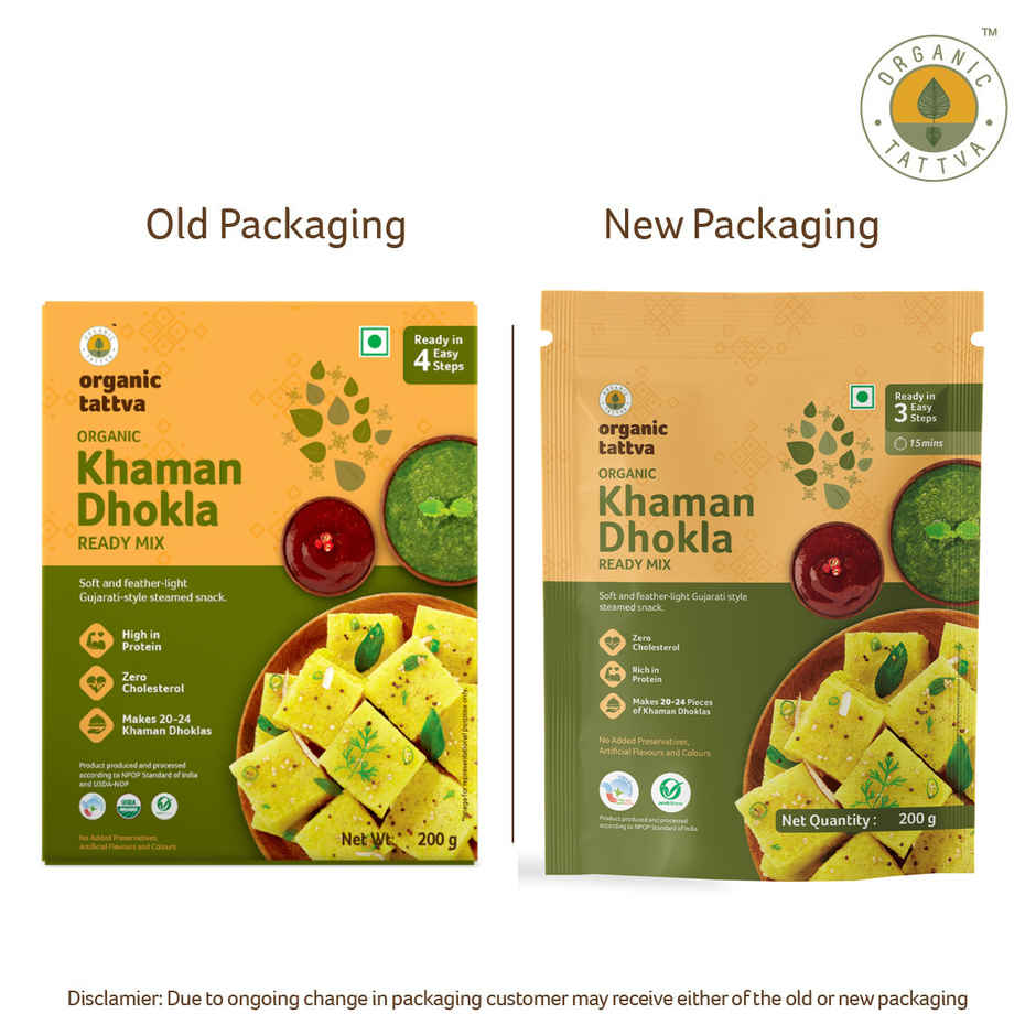 Organic Tattva Khaman Dhokla Ready Mix