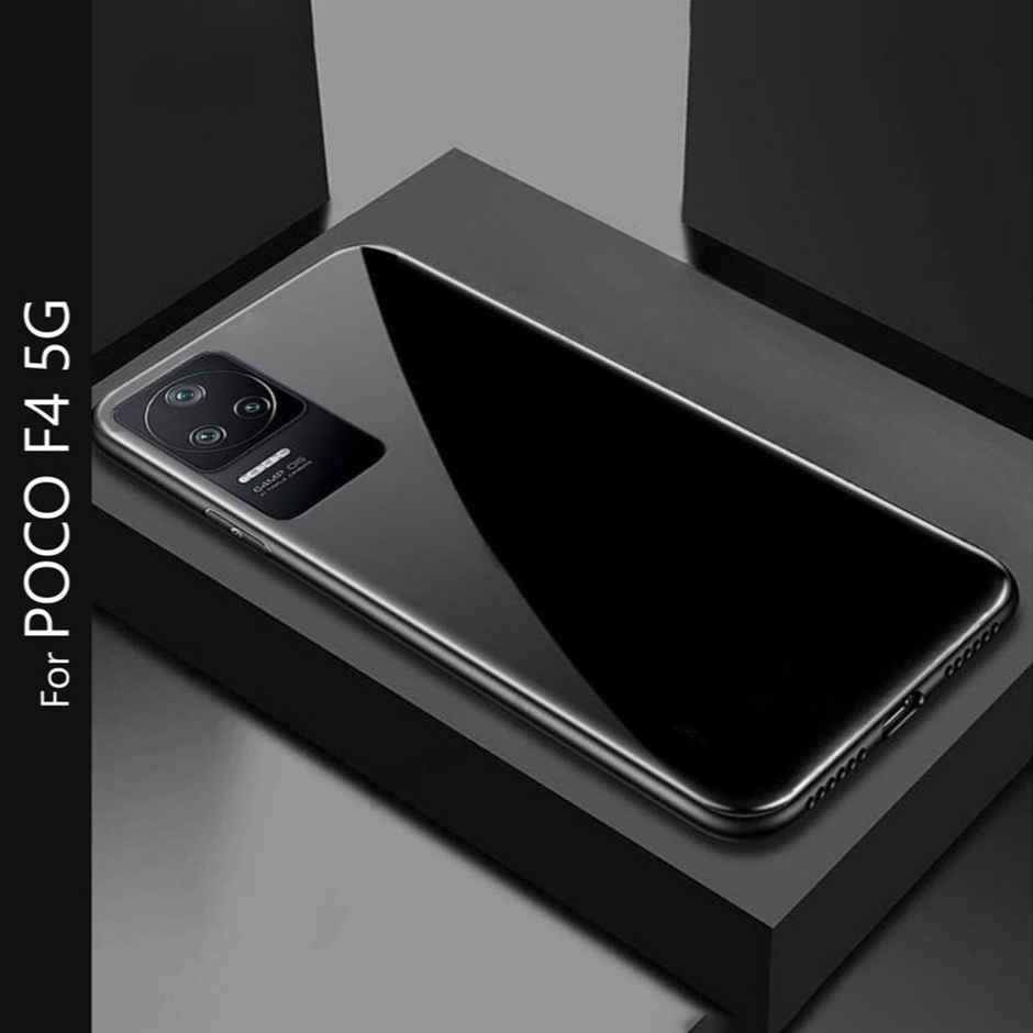 Kwine Case Poco F4 5G Back Cover - Glass Case