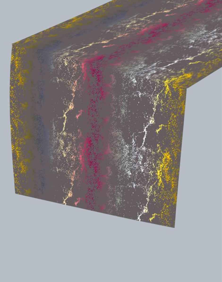 Lushomes Table Runner - Printed Grey Rectangular | Cotton | 13 x 72 inch