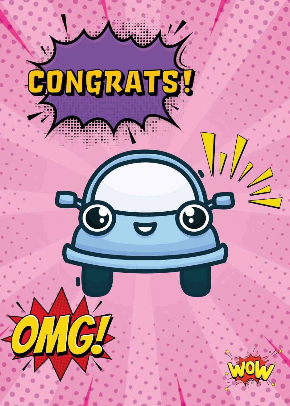 House Of Festivals Congratulations Greeting Card - Design 17