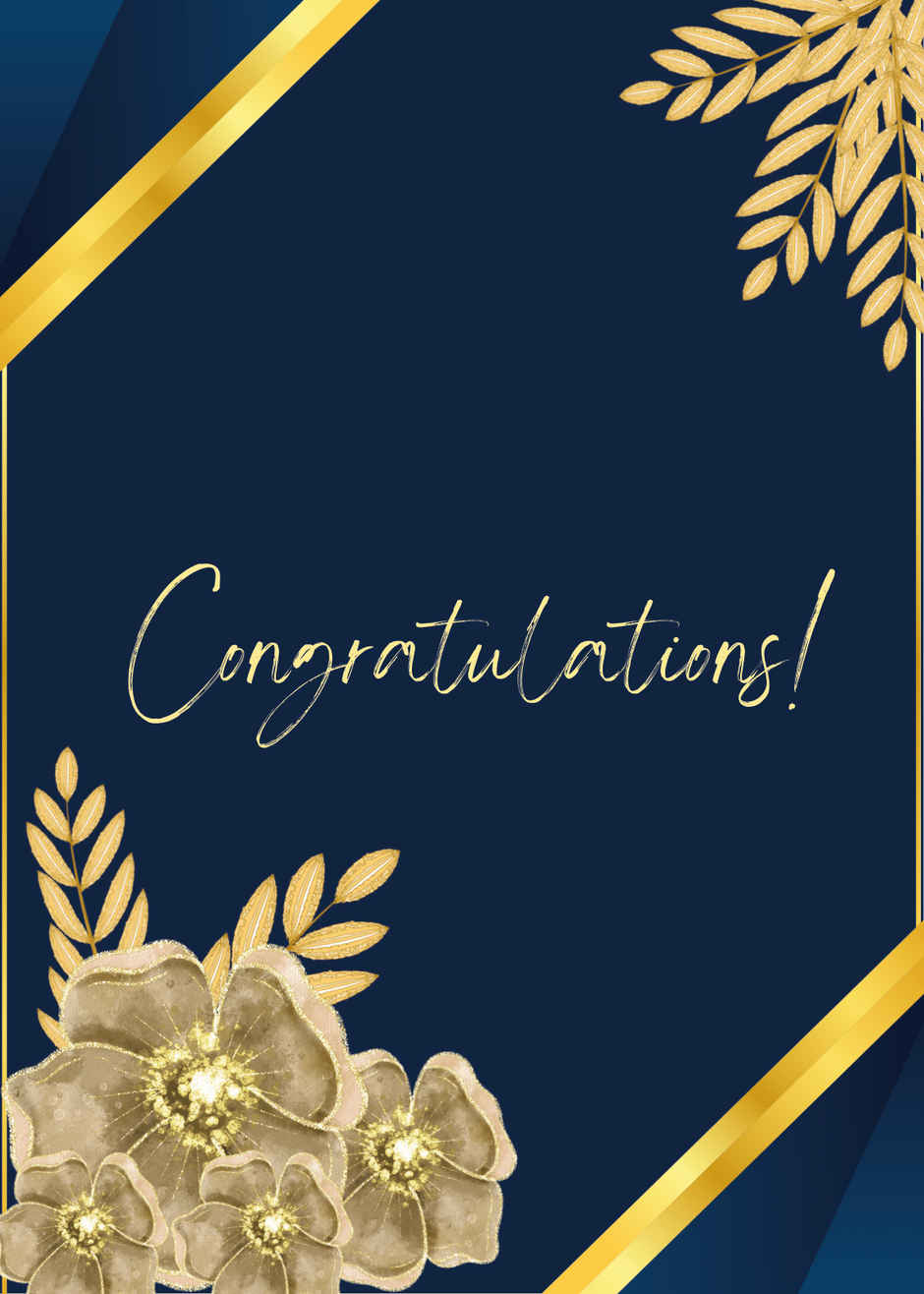 House Of Festivals Congratulations Greeting Card - Design 7