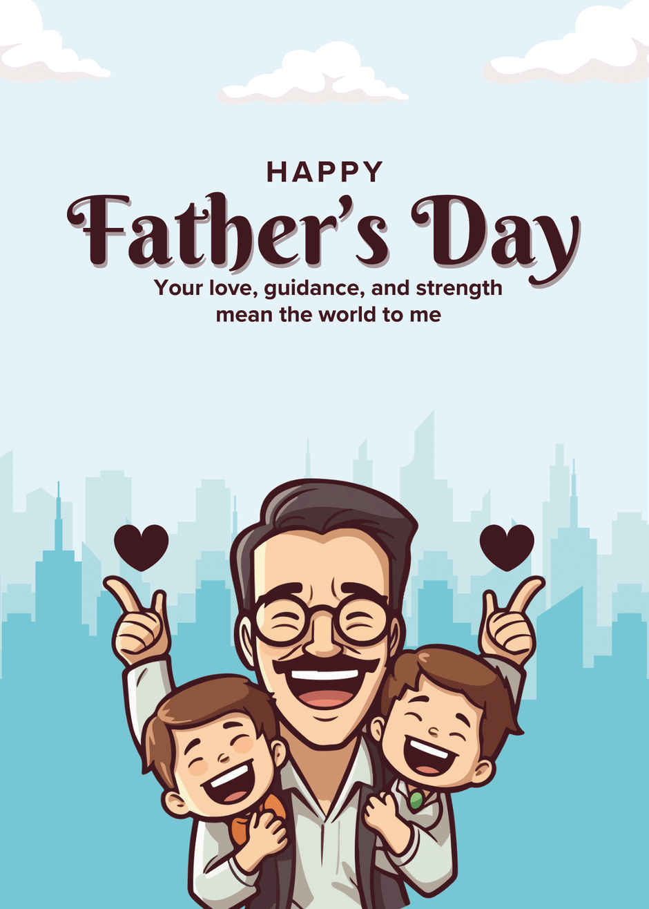 House Of Festivals Father s Day Greeting Card - Design 6