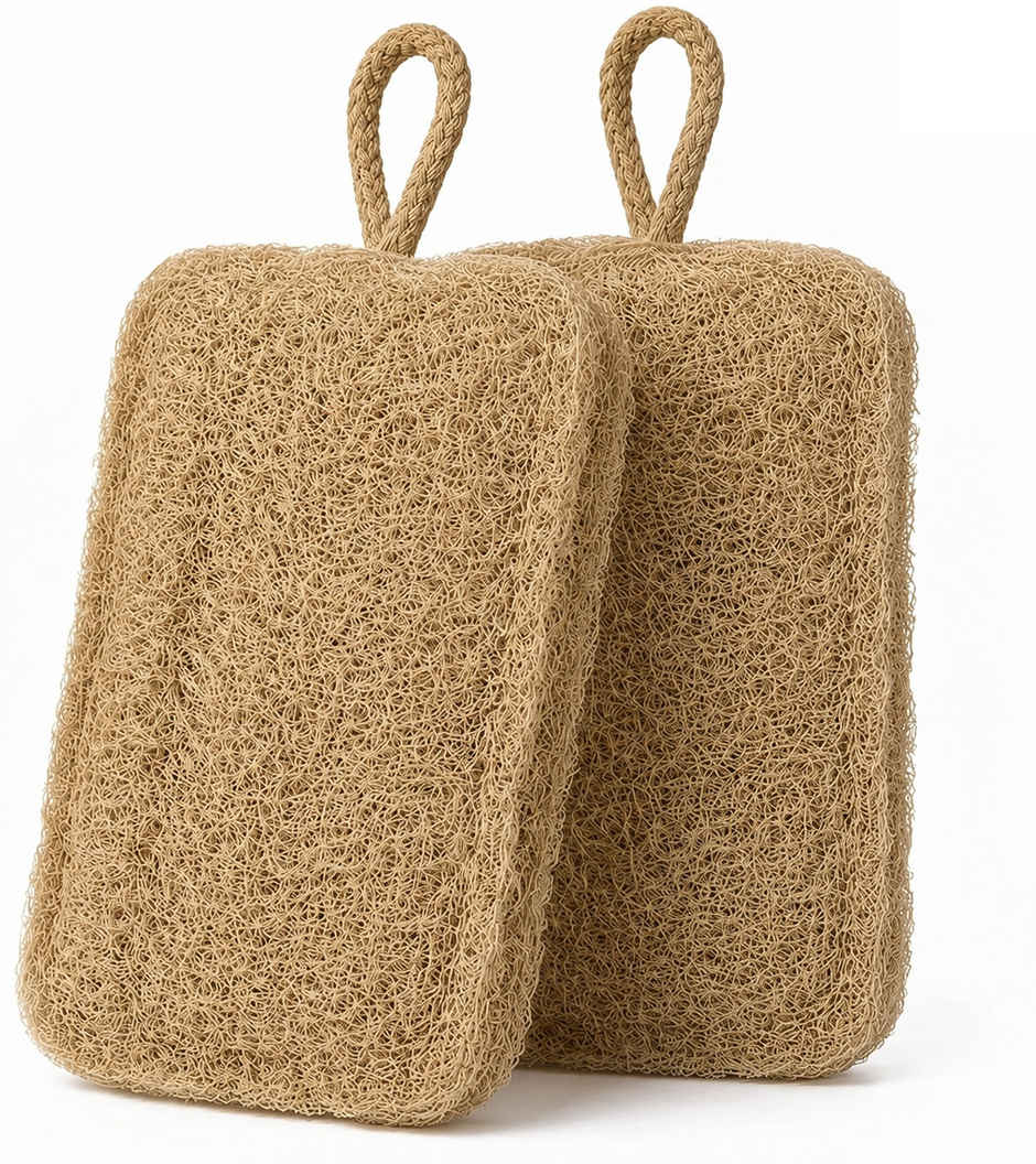 Bronson Professional Natural Sun Dried Bath Loofah Scrubber Sustainable Handmade
