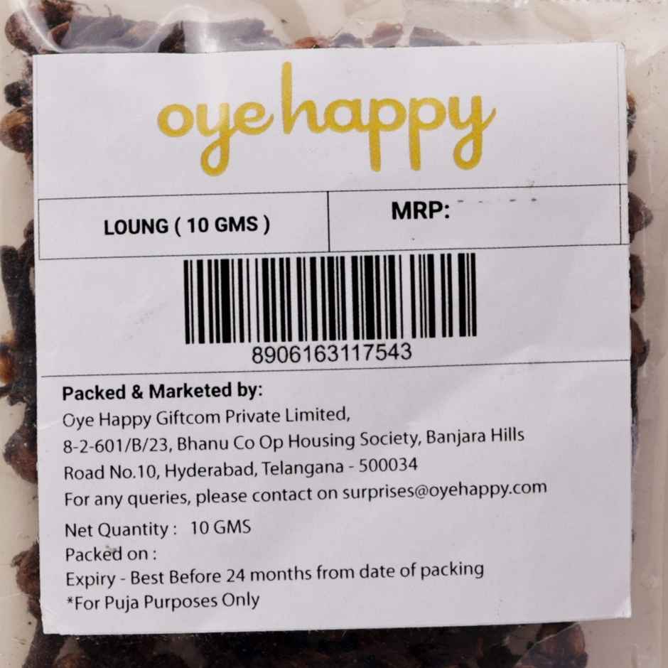 Premium Cloves | Loung | Pooja Religious Ceremony Spice | Oye Happy