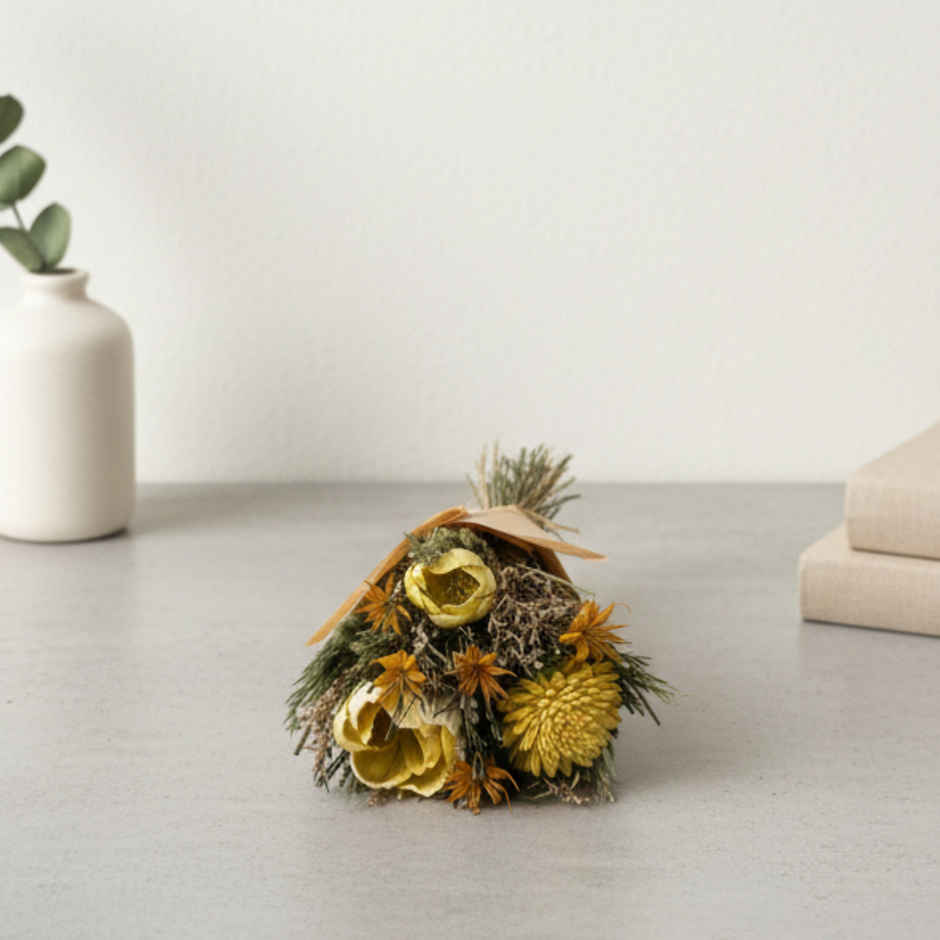 Morning Glow Natural Dried Flower Bouquet | Eternal Blooms