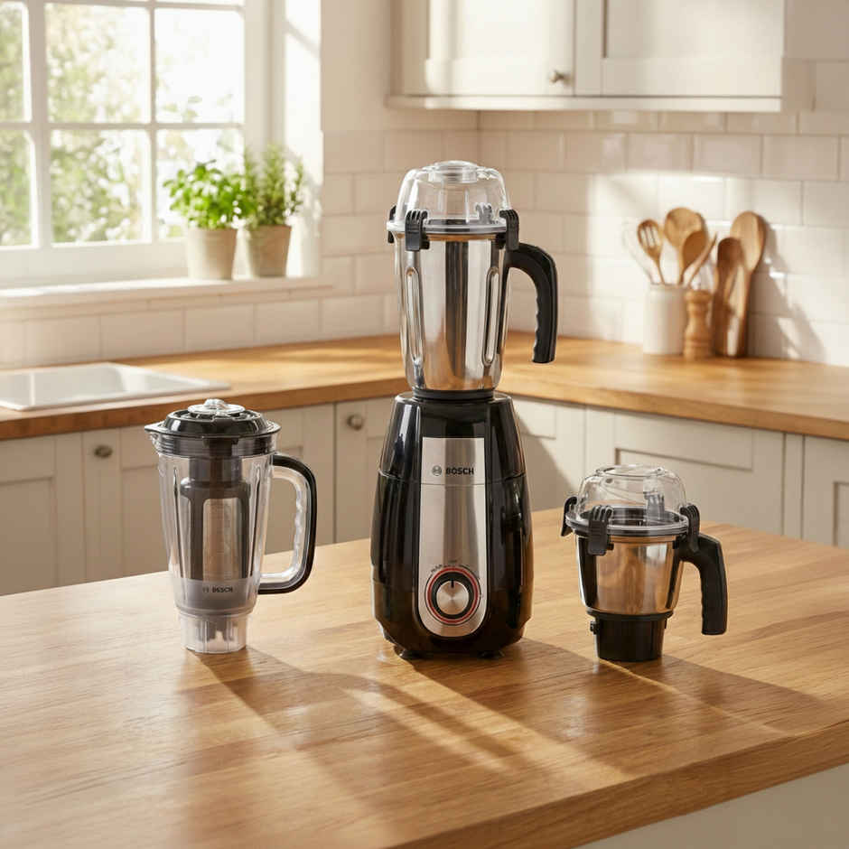 Bosch Appliances TrueMixx Pro Mixer Grinder MGM8646BIN, 750W - Black