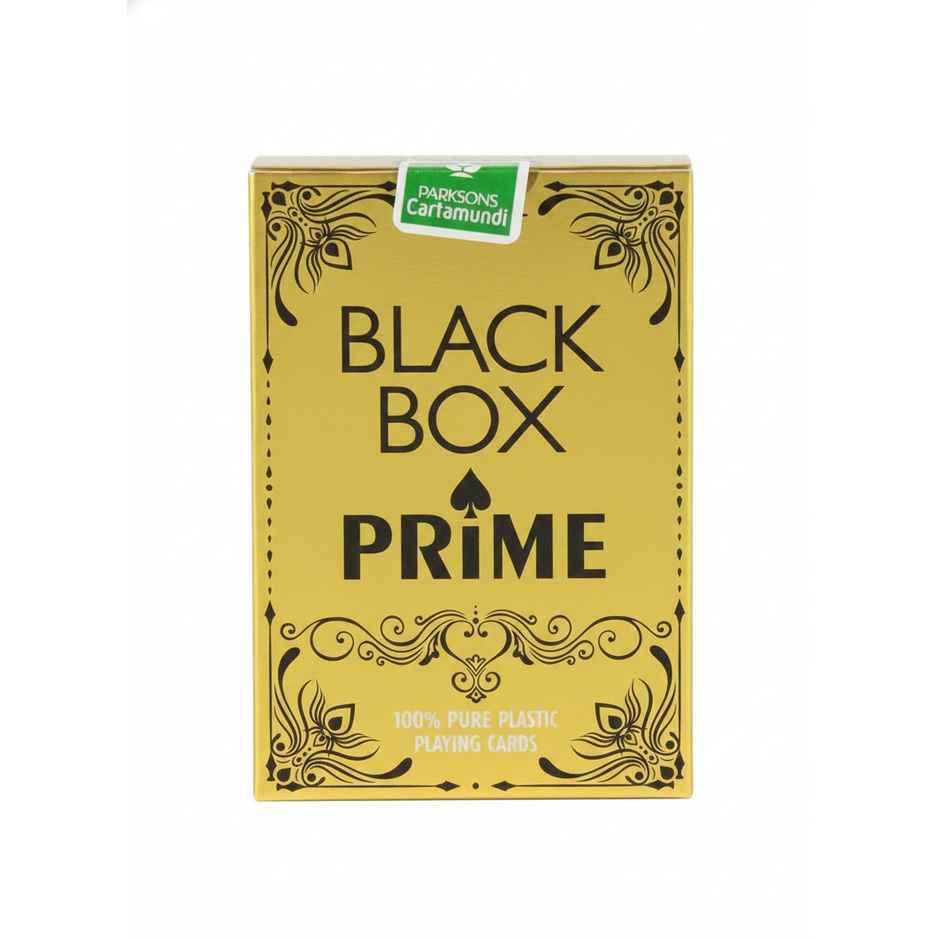 Parksons Cartamundi Plastic Playing Cards Black Box Prime