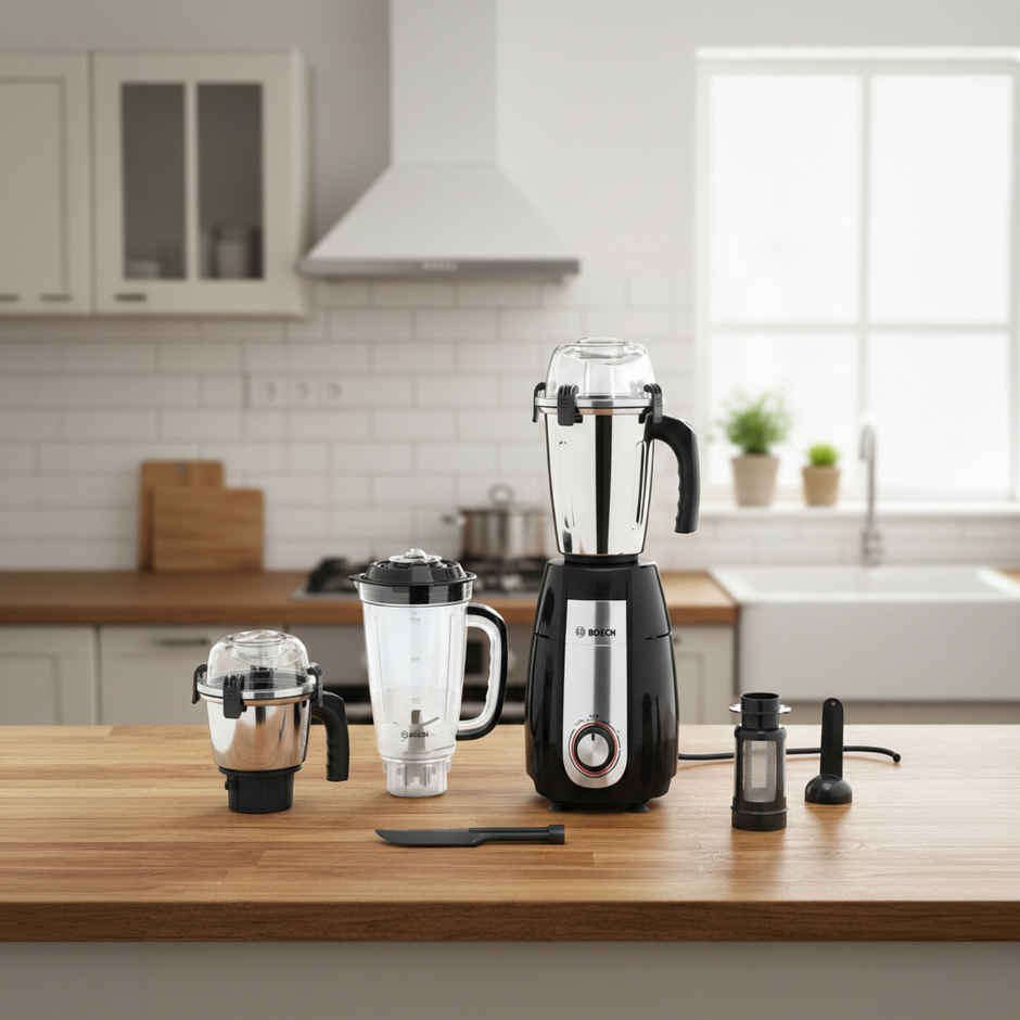 Bosch Appliances TrueMixx Pro Mixer Grinder MGM8646BIN, 750W - Black