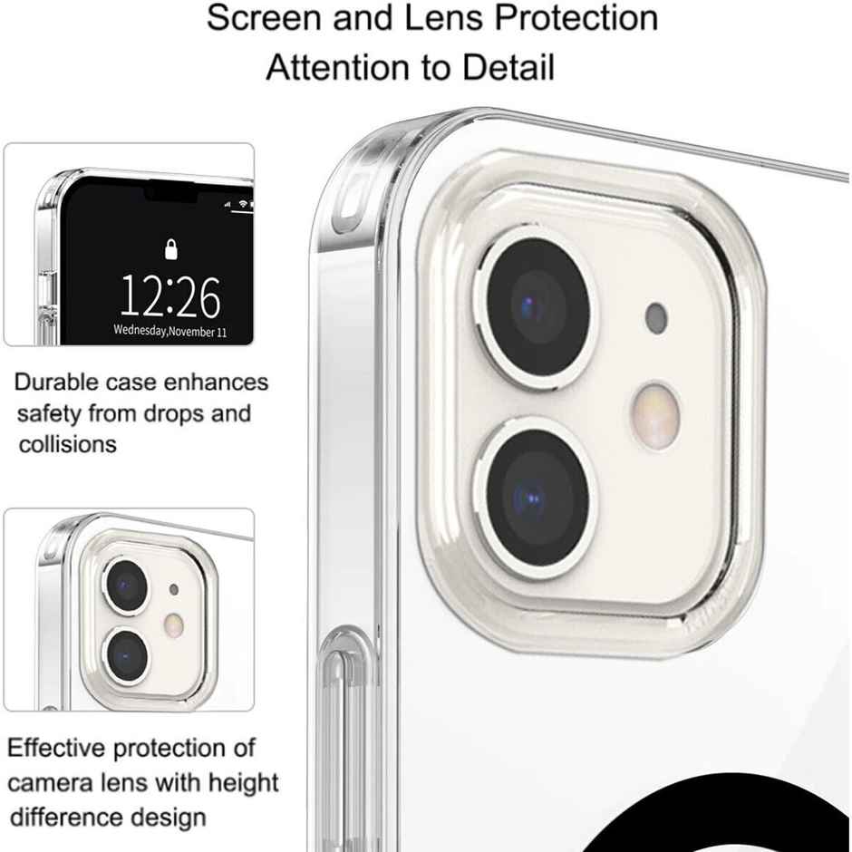 Artistque Case for Iphone 12 Mini Back Cover - Transparent Clear Magsafe