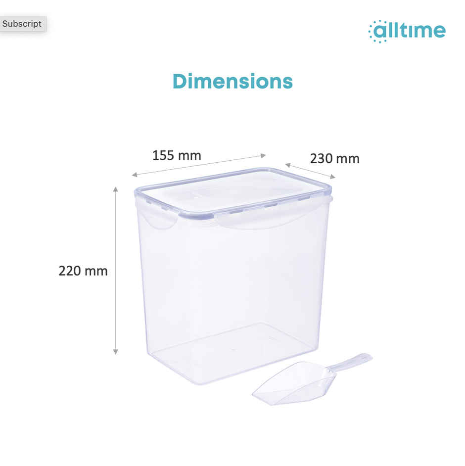 All Time Lock & Safe Storage Container 5400 ml (Assorted Color)