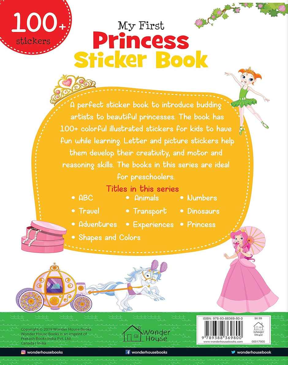 My First Princess Sticker Book: My First Sticker Books