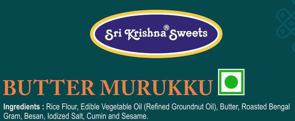 Sri Krishna Sweets Butter Murukku