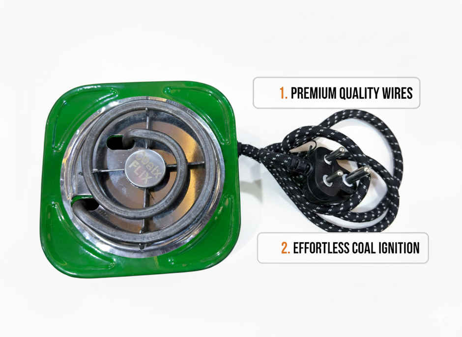 FLIK Premium Hookah Hot Plate Assorted Pack | Coal Heater