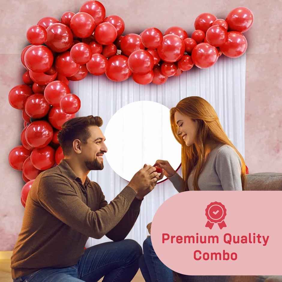 Metallic Balloons | Red | Party Decor | Party Propz