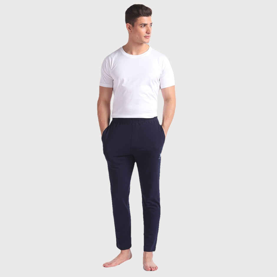 U.S. Polo Assn. Men's Cotton Stretch OELP1 Lounge Track Pants | Navy - 30