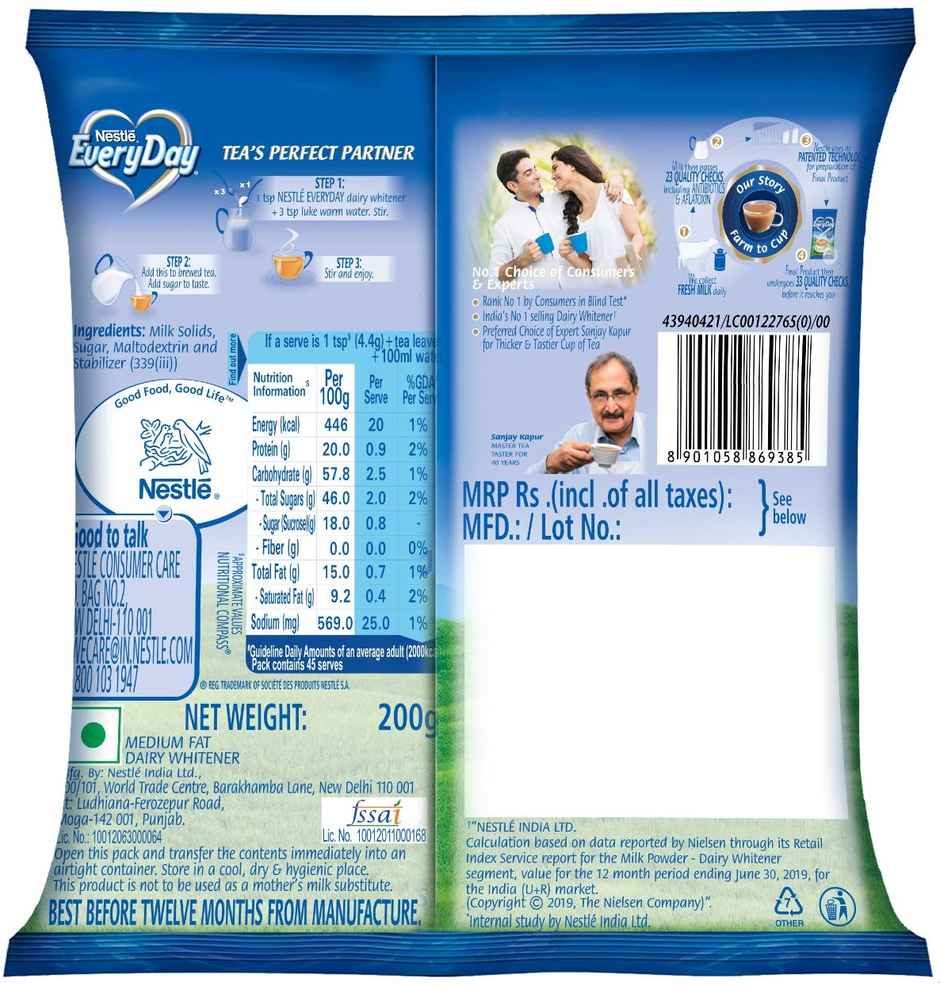 Nestle EveryDay Dairy Whitener