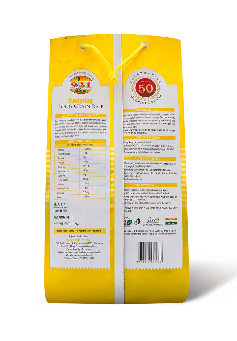 921 Everyday Long Grain Rice