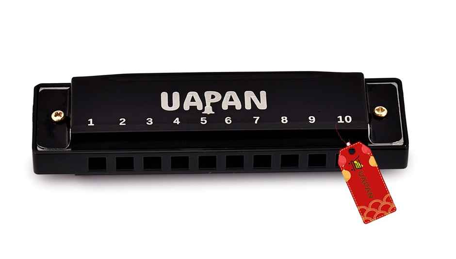 Uapan Mouth Organ Harmonica 10 Hole 20 Tones With Case