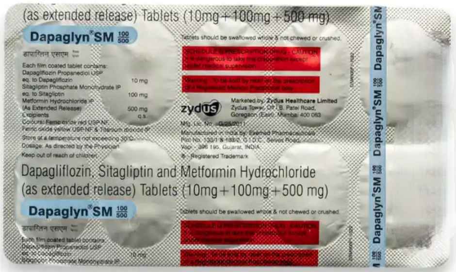 Dapaglyn SM 100/500 Tablet ER